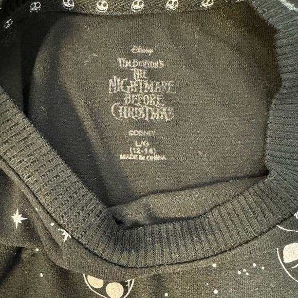 Disney Nightmare Before Christmas Oversized Lounge Sweatshirt black size L - Picture 3 of 8